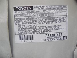 2005 Toyota Sequoia Limited White 4.7L AT 4WD #Z21675